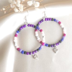 fruity hoop earrings