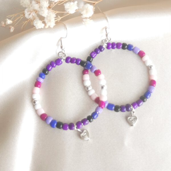 fruity hoop earrings