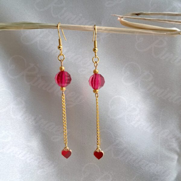Black Beauty and Pink Dream earrings